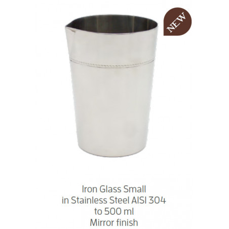 Iron Mixing Tin en acier Inox