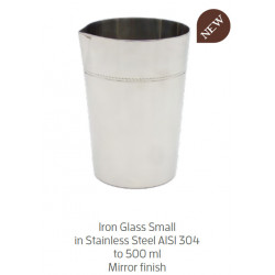 Iron Mixing Tin en acier Inox