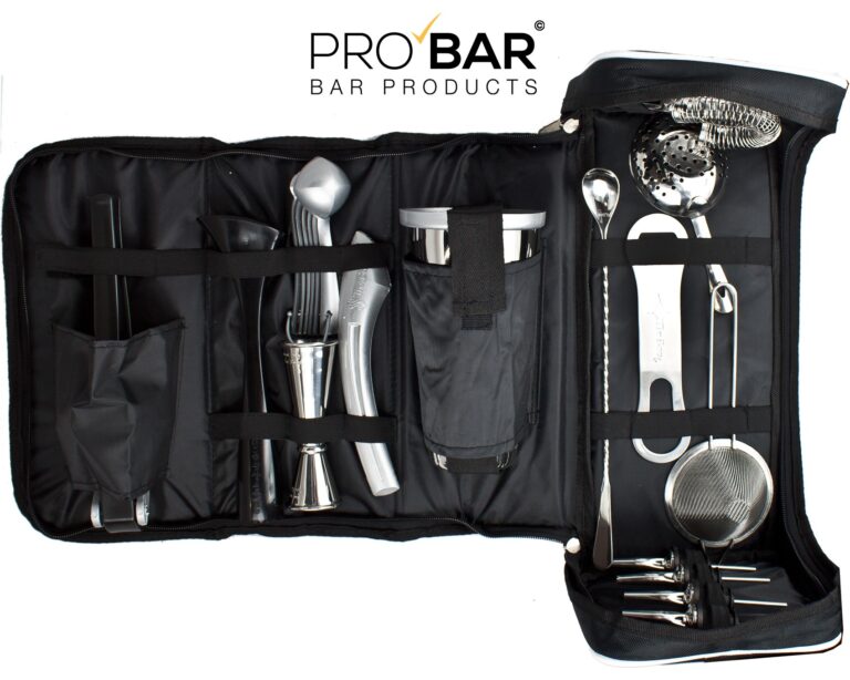 Sac Barman en Faux Cuir avec kit barman