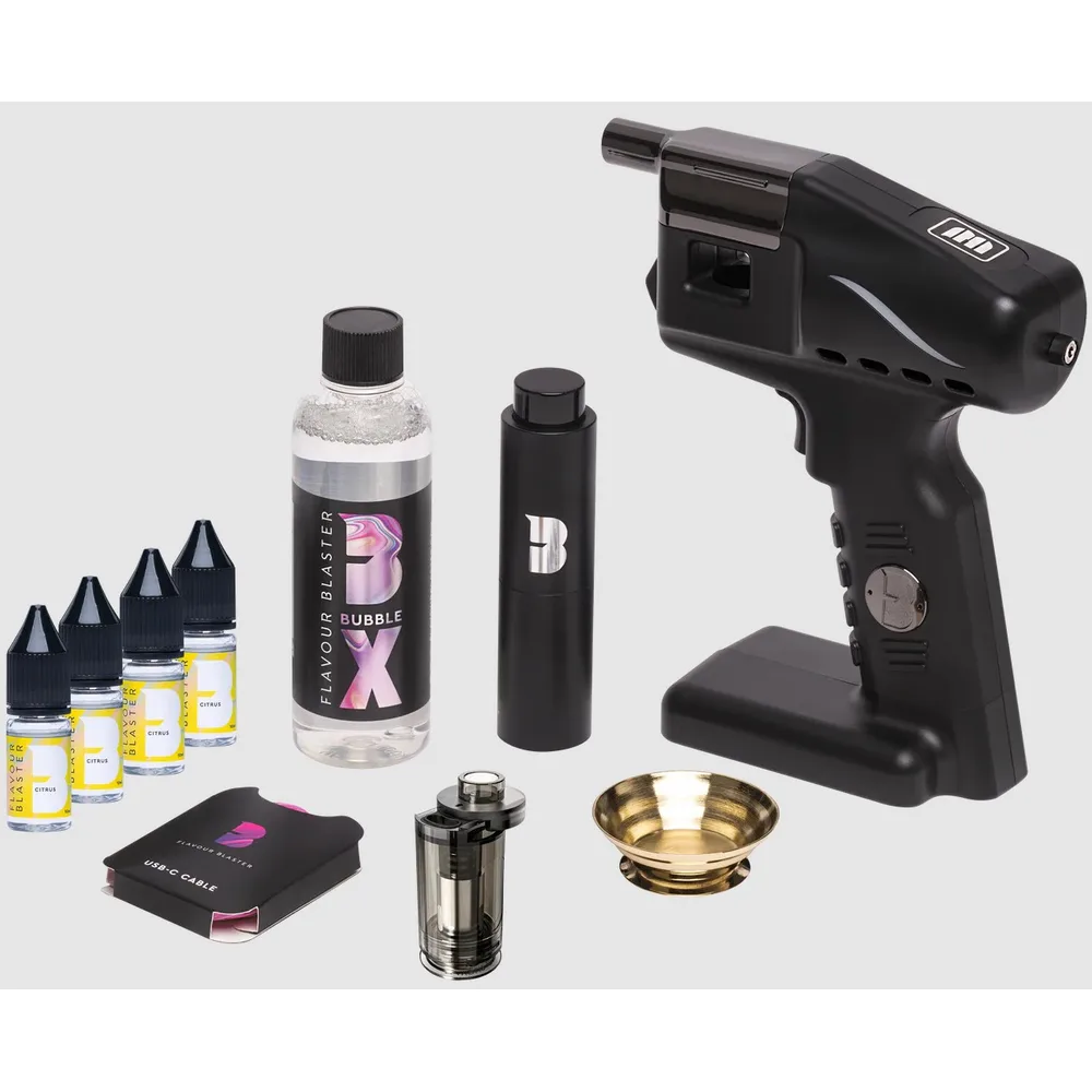 pistolet à bulles aromatiques flavour blaster
